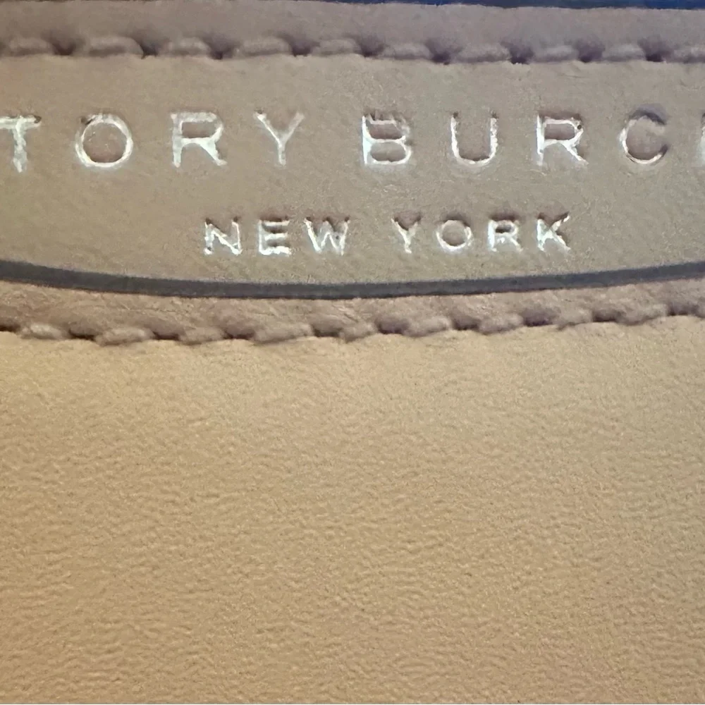 Tory Burch Britten Studs Set Light Nougat Bag + Wallet RARE Matching‎ Set